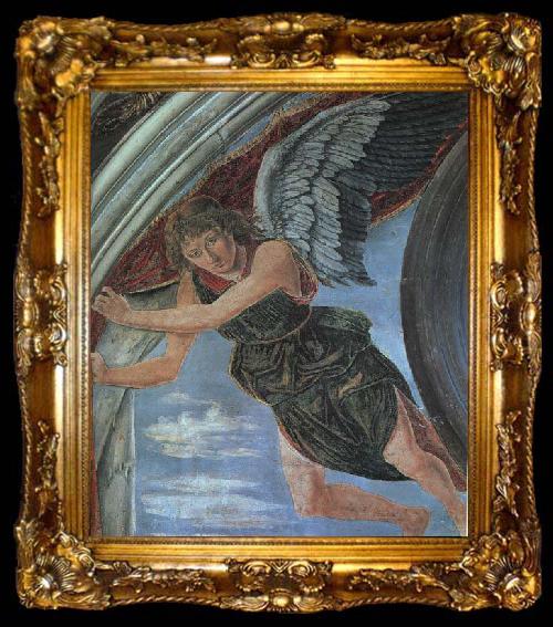 framed  Antonio Pollaiuolo Angel, ta009-2